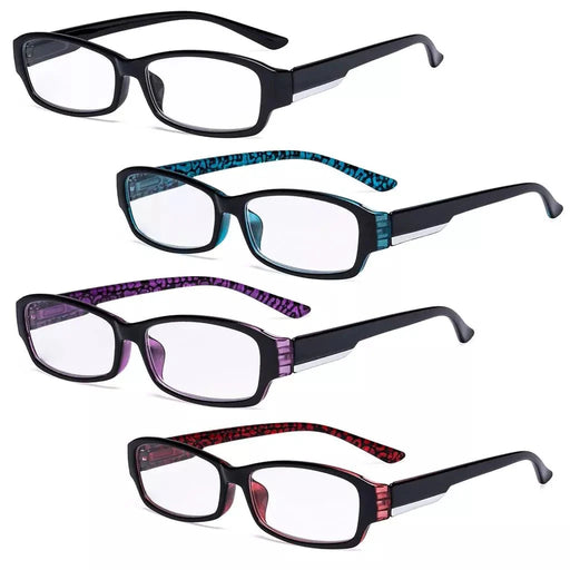 eyekeeper.com 4 Pack Stylish Reading Glasses R9105 Eyeglasses