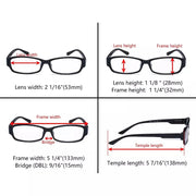 eyekeeper.com 4 Pack Stylish Reading Glasses R9105 Eyeglasses