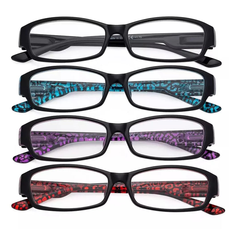 eyekeeper.com 4 Pack Stylish Reading Glasses R9105 Eyeglasses