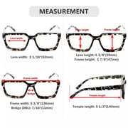 eyekeeper.com 4 Pack Stylish Reading Glasses Thicker Frame Readers R2003 Eyeglasses