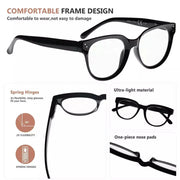 eyekeeper.com 4 Pack Stylish Reading Glasses Thicker Frame Readers R9110 Eyeglasses