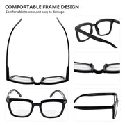 eyekeeper.com 4 Pack Stylish Rectangle Bifocal Reading Glasses BR2109 Eyeglasses