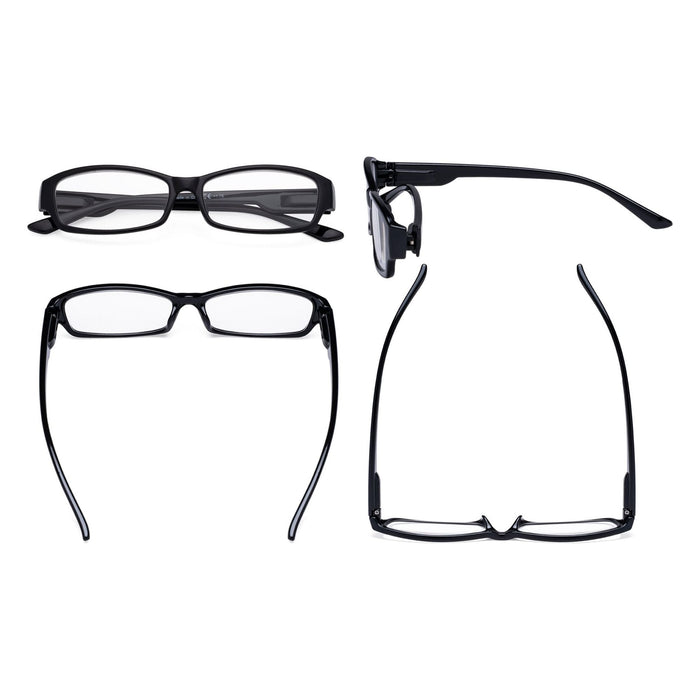 Eyekeeper - 4 Pack Stylish Reading Glasses R9105