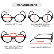 eyekeeper.com 4 Pack Stylish Round Bifocal Reading Glasses BR2025 Eyeglasses