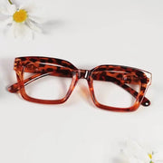 eyekeeper.com 4 Pack Stylish Square Reading Glasses Thicker Frame Readers R9106-A Eyeglasses
