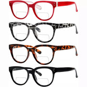 eyekeeper.com 4 Pack Stylish Thicker Frame Bifocal Reading Glasses BR9110 Eyeglasses