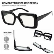 eyekeeper.com 4 Pack Stylish Thicker Frame Multifocus Reading Glasses M2101 Eyeglasses
