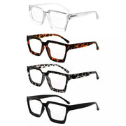 eyekeeper.com 4 Pack Thicker Frame Bifocal Reading Glasses BR2003 Eyeglasses