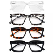 eyekeeper.com 4 Pack Thicker Frame Bifocal Reading Glasses BR2003 Eyeglasses