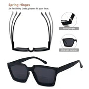 eyekeeper.com 4 Pack Thicker Frame Bifocal Reading Sunglasses SBR2003 Sunglasses