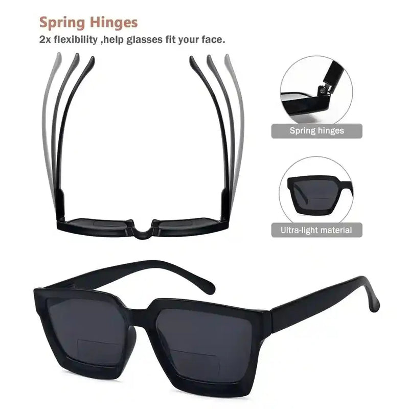 eyekeeper.com 4 Pack Thicker Frame Bifocal Reading Sunglasses SBR2003 Sunglasses