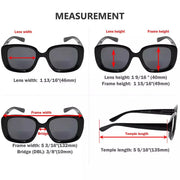 eyekeeper.com 4 Pack Thicker Frame Bifocal Reading Sunglasses SBR2035 Sunglasses