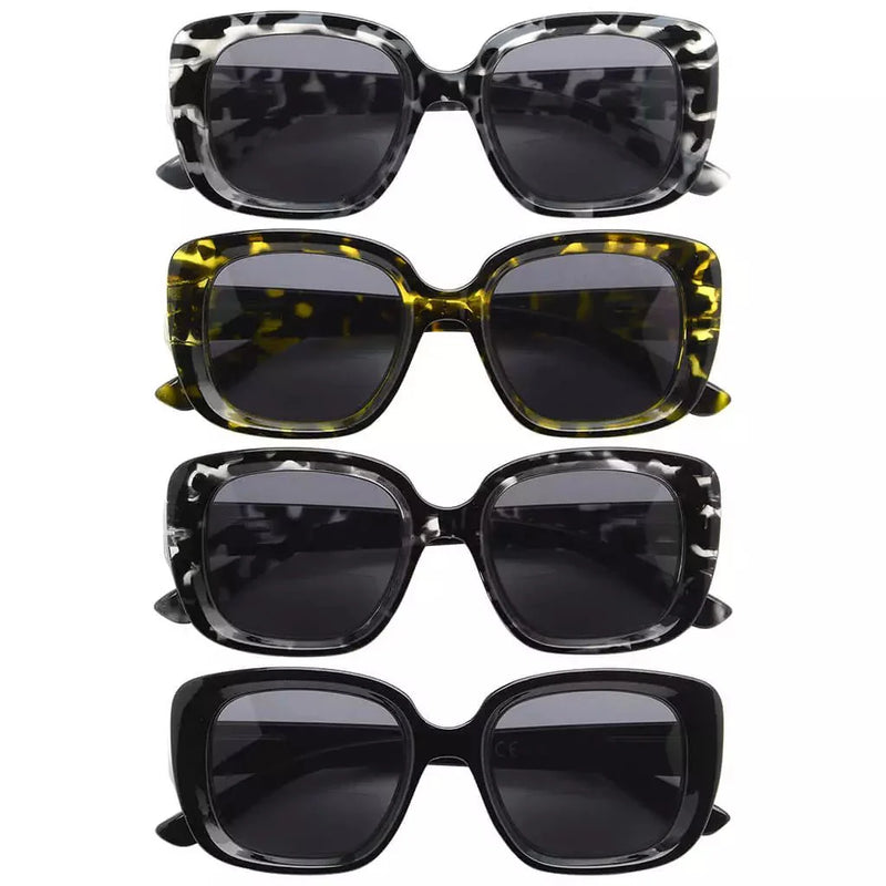eyekeeper.com 4 Pack Thicker Frame Bifocal Reading Sunglasses SBR2035 Sunglasses