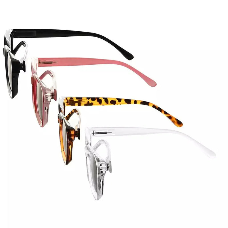 eyekeeper.com 4 Pack Thicker Frame Bifocal Sunglasses Fashion Readers SBR9106 Sunglasses