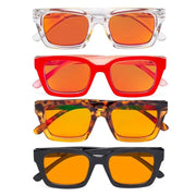 eyekeeper.com 4 Pack Thicker Frame Blue Light Blocking Reading Glasses DS9106 Eyeglasses