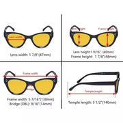 eyekeeper.com 4 Pack Thicker Frame Blue Light Blocking Reading Glasses HP9108 Eyeglasses