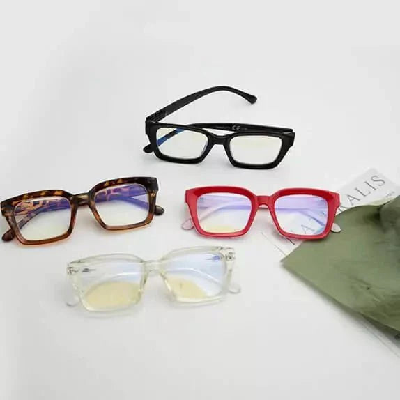 eyekeeper.com 4 Pack Thicker Frame Blue Light Filter Reading Glasses UVR9106 Eyeglasses