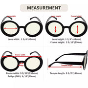 eyekeeper.com 4 Pack Thicker Frame Blue Light Filter Reading Glasses UVR9109 Eyeglasses