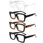 eyekeeper.com 4 Pack Thicker Frame Design Bifocal Reading Glasses BR9107 Eyeglasses