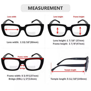 eyekeeper.com 4 Pack Thicker Frame Design Bifocal Reading Glasses BR9107 Eyeglasses