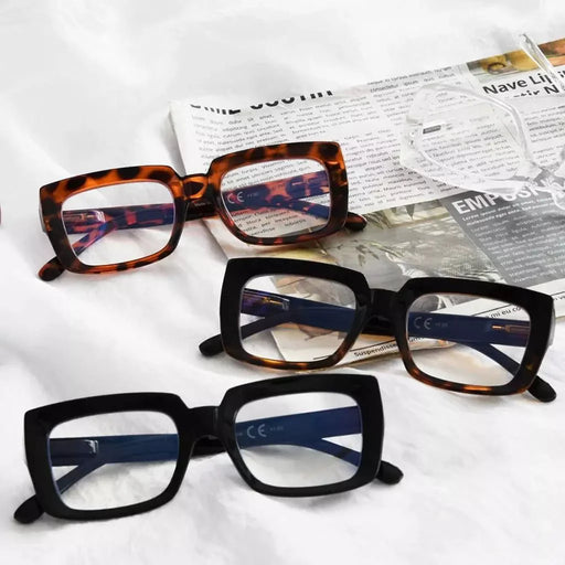 eyekeeper.com 4 Pack Thicker Frame Design Blue Light Filter Reading Glasses UVR9107 Eyeglasses