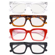 eyekeeper.com 4 Pack Thicker Frame Progressive Multifocus Readers M9106 Eyeglasses