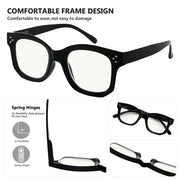 eyekeeper.com 4 Pack Thicker Frame Progressive Multifocus Reading Glasses M2002 Eyeglasses