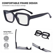 eyekeeper.com 4 Pack Thicker Frame Progressive Multifocus Reading Glasses M9107 Eyeglasses