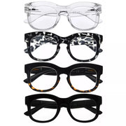 eyekeeper.com 4 Pack Thicker Frame Reading Glasses Chic Eyeglasses R2013 Eyeglasses