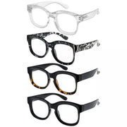 eyekeeper.com 4 Pack Thicker Frame Reading Glasses Chic Eyeglasses R2013 Eyeglasses