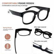 eyekeeper.com 4 Pack Thicker Frame Reading Glasses Chic Eyeglasses R2013 Eyeglasses