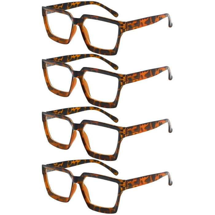 Eyekeeper.Com - 4 Pack Thicker Frame Reading Glasses R2003