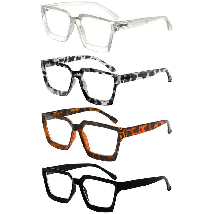 Eyekeeper.Com - 4 Pack Thicker Frame Reading Glasses R2003