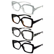 eyekeeper.com 4 Pack Thicker Frame Reading Glasses R2010 Eyeglasses
