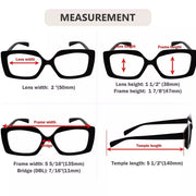 eyekeeper.com 4 Pack Thicker Frame Reading Glasses R2010 Eyeglasses