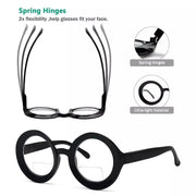 eyekeeper.com 4 Pack Thicker Frame Round Bifocal Reading Glasses SG9109TMP Eyeglasses