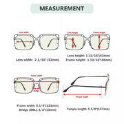eyekeeper.com 4 Pack Thin Metal Hollow Blue Light Filter Readers UV2301 Eyeglasses