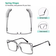 eyekeeper.com 4 Pack Thin Metal Hollow Frame Reading Glasses R2301 Eyeglasses