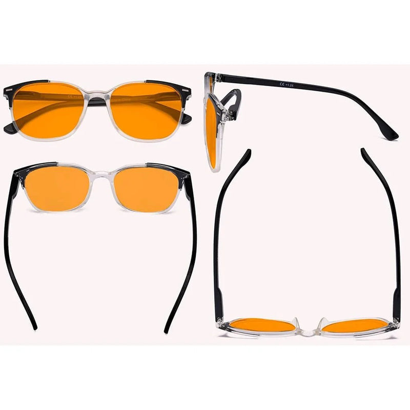 eyekeeper.com 4 Pack Trendy Blue Light Blocking Glasses DS9001C Eyeglasses