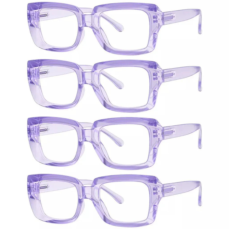 eyekeeper.com 5 Pack Trendy Reading Glasses Thicker Frame Readers R9107 Eyeglasses