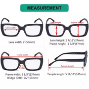 eyekeeper.com 4 Pack Trendy Reading Glasses Thicker Frame Readers R9107 Eyeglasses White Smoke 4 Pairs Mix / without magnification,4 Pairs Mix / +0.50,4 Pairs Mix / +0.75,4 Pairs Mix / +1.00,4 Pairs Mix / +1.25,4 Pairs Mix / +1.50,4 Pairs Mix / +1.75,4 Pairs Mix / +2.00,4 Pairs Mix / +2.25,4 Pairs Mix / +2.50,4 Pairs Mix / +2.75,4 Pairs Mix / +3.00