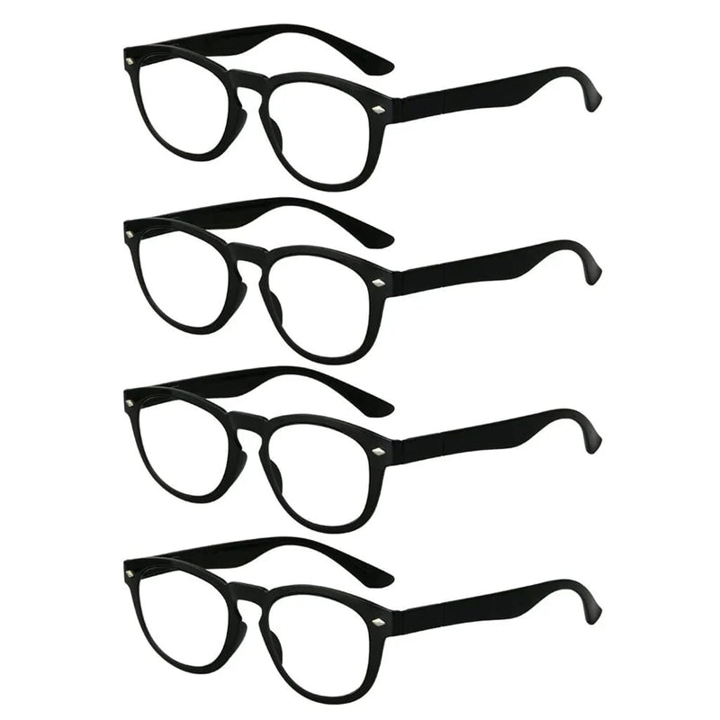 eyekeeper.com 4 Pack Trendy Stylish Design Reading Glasses R086 Eyeglasses