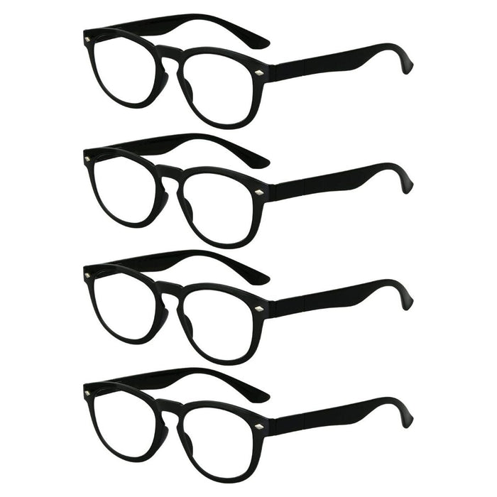 Eyekeeper.Com - 4 Pack Trendy Stylish Design Reading Glasses R086