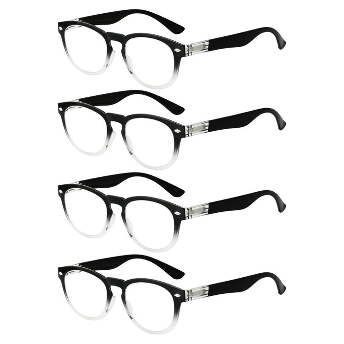 Eyekeeper.Com - 4 Pack Trendy Stylish Design Reading Glasses R086