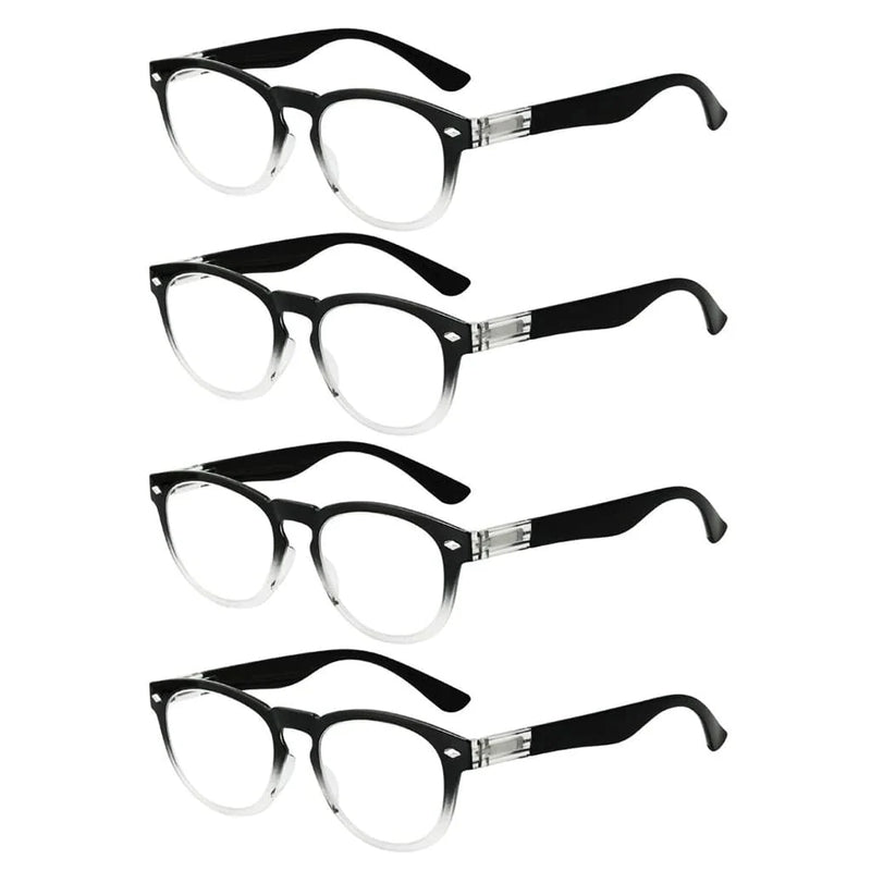 eyekeeper.com 4 Pack Trendy Stylish Design Reading Glasses R086 Eyeglasses