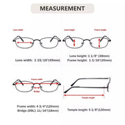 eyekeeper.com 4 Pack Trendy Wire-Rimmed Metal Frame Reading Glasses R3234 Eyeglasses