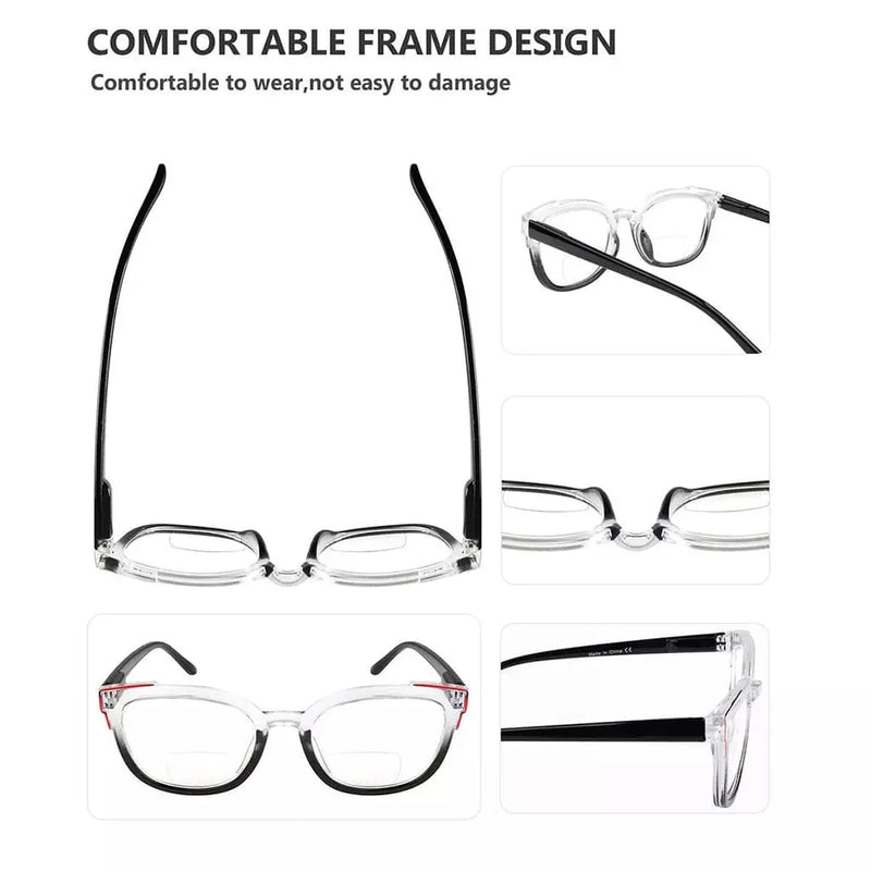 eyekeeper.com 4 Pack Two Tone Bifocal Reading Glasses BR2114 Eyeglasses