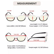 eyekeeper.com 4 Pack Two Tone Blue Light Filter Reading Glasses UV2114 Eyeglasses