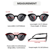 eyekeeper.com 4 Pack Unique Round Bifocal Reading Sunglasses SBR2032 Eyeglasses