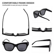 eyekeeper.com 4 Pack Vintage Bifocal Reading Sunglasses Thick Frame Readers SBR2111 Sunglasses